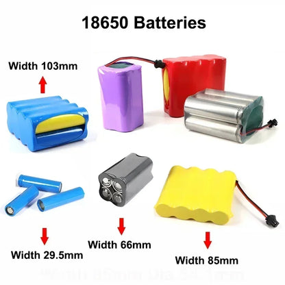 1M PVC Bunter Schrumpfschlauch, Breite 7~103mm, für 18650 Lipo-Akkupacks, Isolierfolie, Lithium-Gehäuseschutz, Kabelummantelung