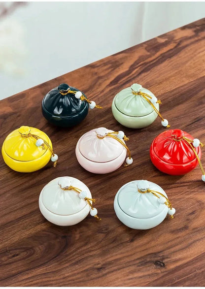 Ceramic Pet Urns Cremation Hamster Personalized Ashes Container Cat Dog Funeral Burial Coffin Relics Deceased Pet Souvenir