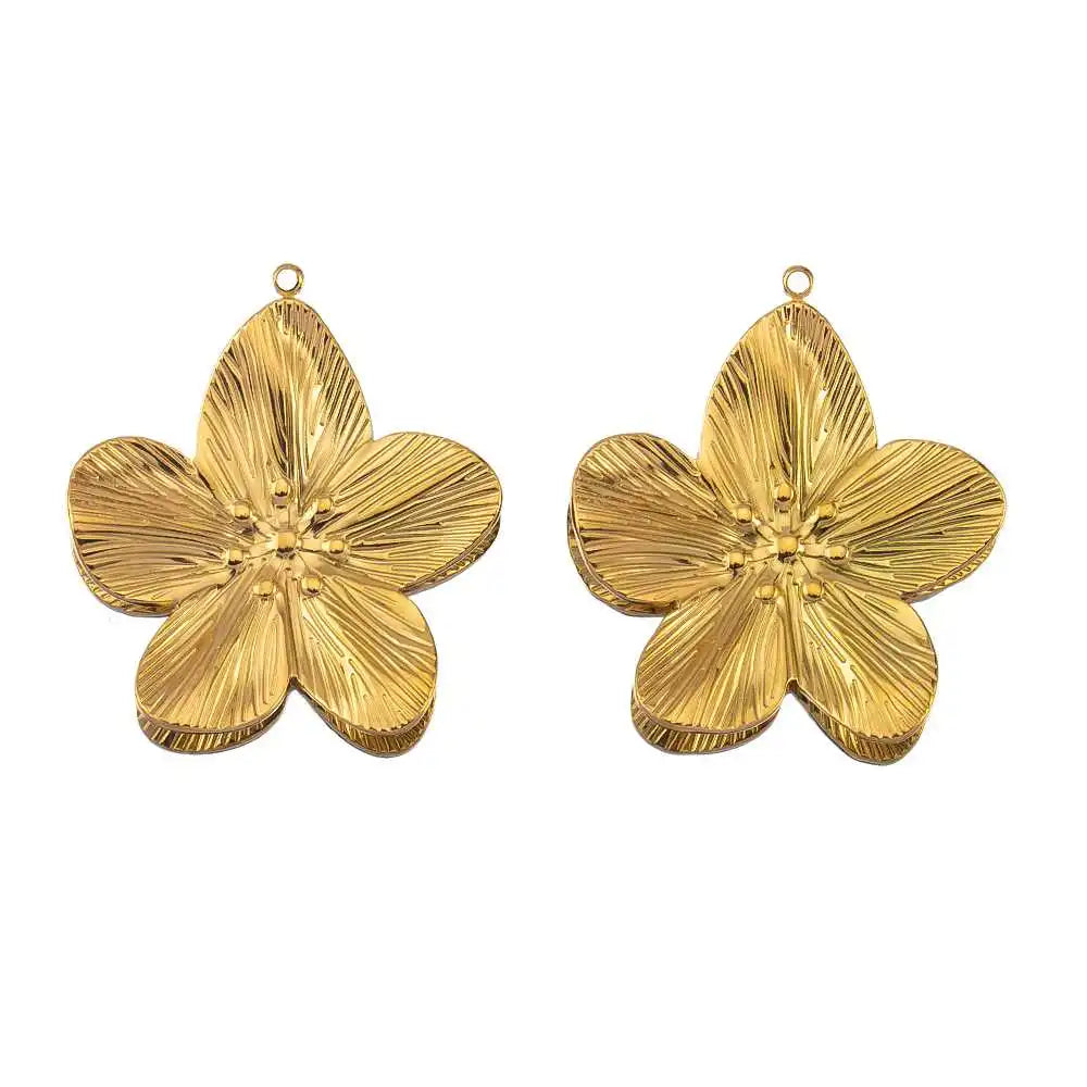 2 Stück 5 Stück Edelstahl Blume Schmetterling Liebe Herz Schleife Anhänger für DIY Halskette Ohrring Geschenk Schmuckherstellung Zubehör