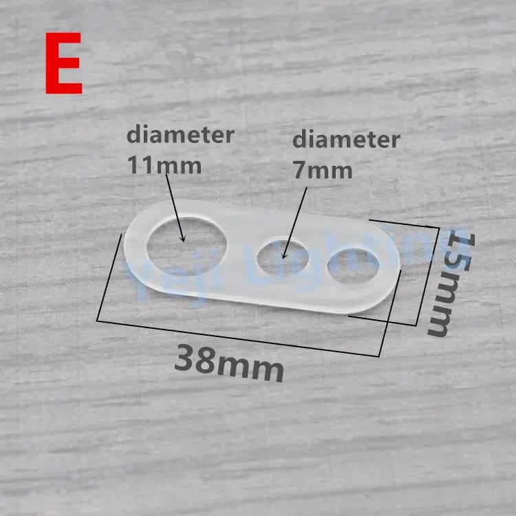 Kunststoff kabel griff Draht verschraubungen elektrische Drähte fester Clip für Kronleuchter LED-Lampe Pendel leuchte gebogene Lampen fassung Kabel klemmen