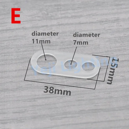 Kunststoff kabel griff Draht verschraubungen elektrische Drähte fester Clip für Kronleuchter LED-Lampe Pendel leuchte gebogene Lampen fassung Kabel klemmen