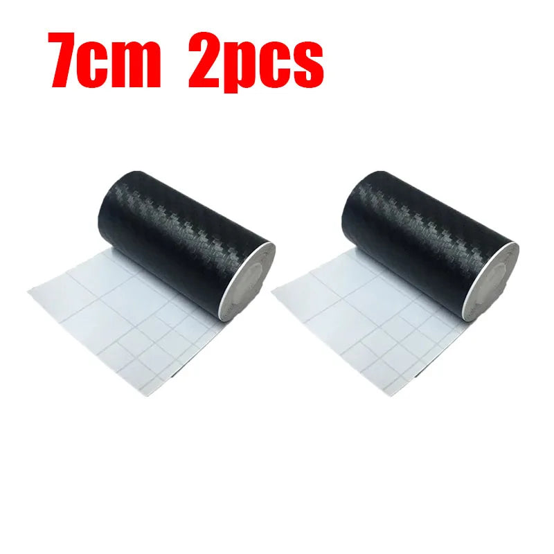 1-4 stücke Carbon Faser Automotive Klebeband Rolle Matte Schwarz Schutz Auto Film Selbst-Klebe Film Vinyl auto Film Zubehör