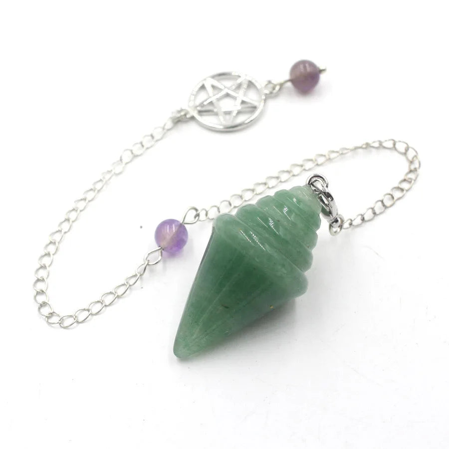 heilsteine Stupa Kristall Anhänger Pendel für Weissagung kegelform Nature del stein rosa Quarz Amethyst amethist rosenquarz obsidian tigerauge  edelsteine Fluorit Pendel edelstein  kristall anhänger amulett x238