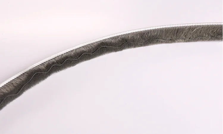 10M / 20M 6mm x 6mm Aluminium-Dichtungsstreifen für Schiebetüren und Fenster, staubdicht, winddicht, Zugluftstopper, Dichtungsband für Türen