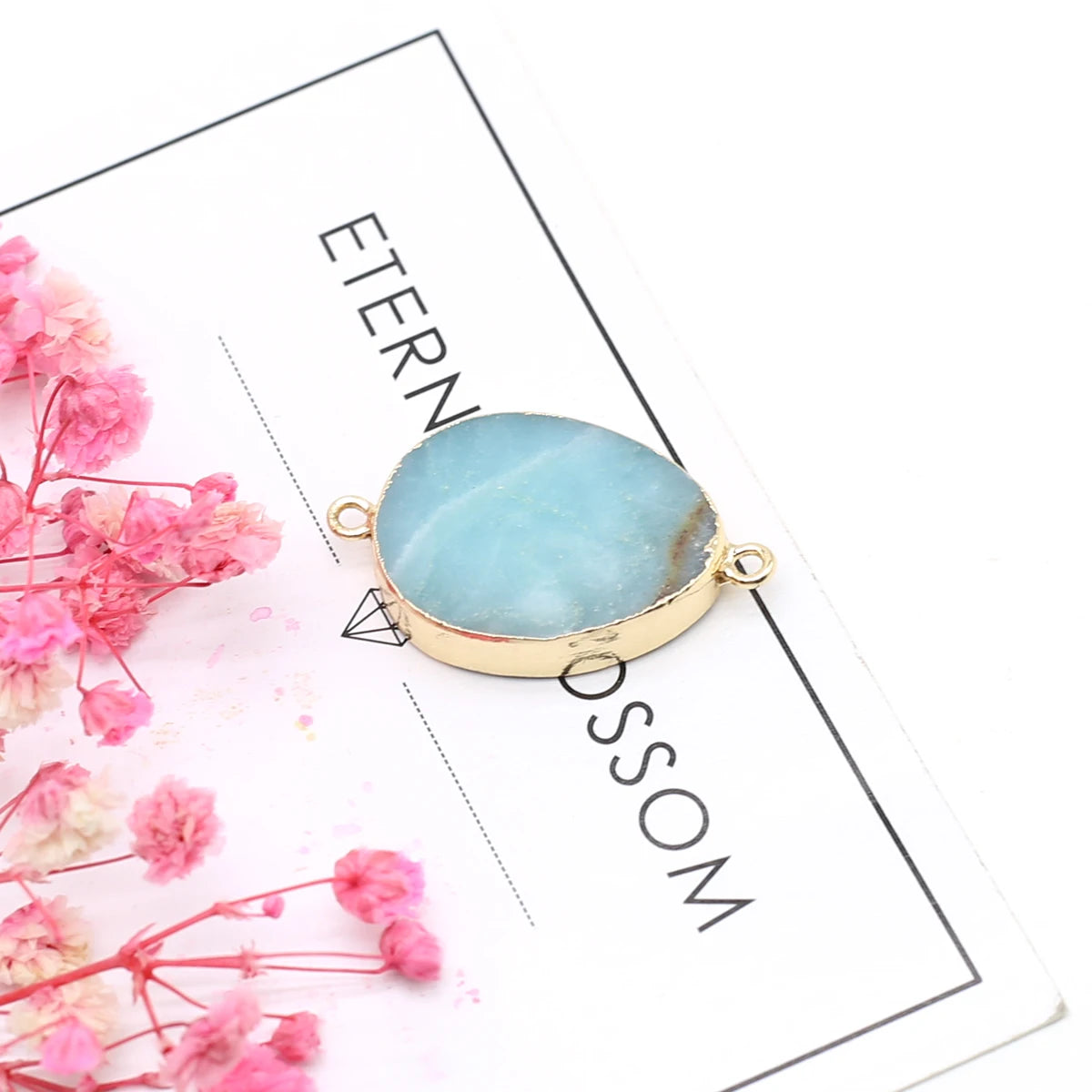Multishape Natürliche Amazonites Anhänger Charms Natürliche Blaue Stein Stecker für Die DIY Jewerly Halskette Armband Zubehör