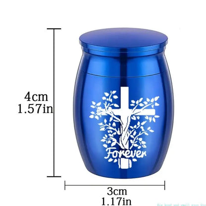581c kreative Haustier -Einäscherung Schmuck Urne Sarg für Asche Sarg Urne Mini Jar