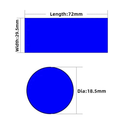 20/500/29,5 stücke Lipo Battery Wrap PVC-Schrumpf schlauch vor geschnittene Breite mm x 72mm Isolier folien schutz hülle