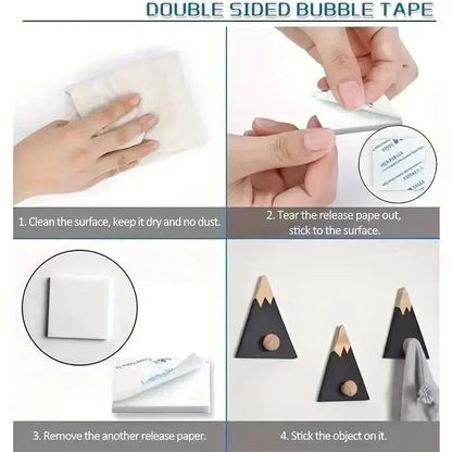 10–200 Stück robustes doppelseitiges Klebeband, superstark, für Wände, Böden, Türen, perfekt für Weihnachtsdekorationen