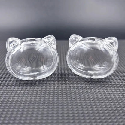 ieniaCC11 Parque2 Stück Tierhaar-Andenkenbox, transparent, für Hunde und Katzen, Fell, Aufbewahrungsbox für DIY-Gedenkdekoration, Geschenk für Haustierliebhaber, Display-Souvenir