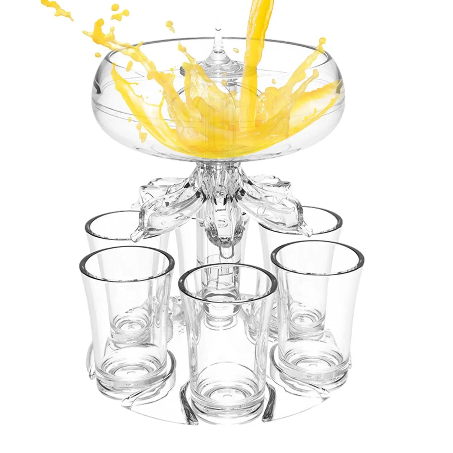 Shot Pourer Dispenser Shot Pourer Liquor Dispenser Cocktail Dispenser 6 Shots Party Drink Dispenser Shot Glass Holder Getränke