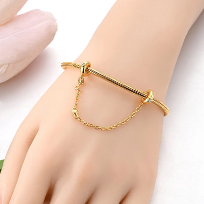 Golden Series Funkelnder Elefanten-Anhänger aus 925er-Sterlingsilber und 26 englische Alphabet-Anhänger, passend für Armbänder, exquisites Geschenk