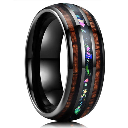 Mode Wikinger Baum des Lebens Edelstahl Abalone Muschel ringe für Männer Odin Norse Wikinger Runen ringe Retro Amulett Schmuck Geschenk
