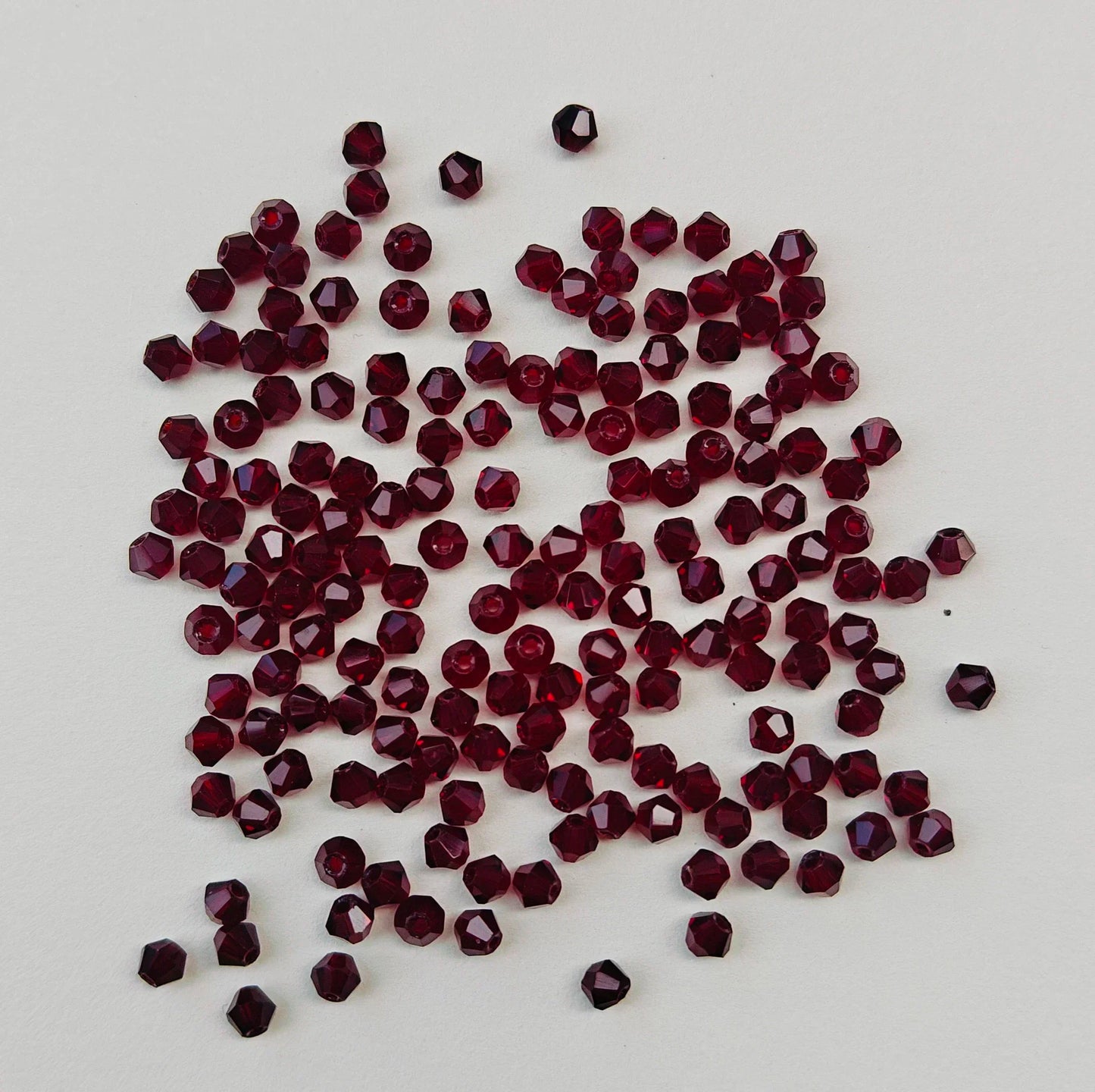 100pcs 4mm glänzende facettierte österreich Kristall perlen Bicone Perlen lose Spacer Perlen für Schmuck machen DIY Armband Halskette Anhänger