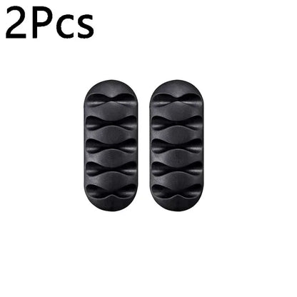 1-10PCS Klebstoff Kabel Clips Silikon Kabel Organizer Desktop Wand Ladekabel Kopfhörer Linie Mous Management USB kabel Halter