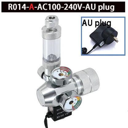 Neue DIY Aquarium CO2 Regler Elektromagnetische Ventil Blase Zähler CO2 Control System Aquarium CO2 Druckminderventil