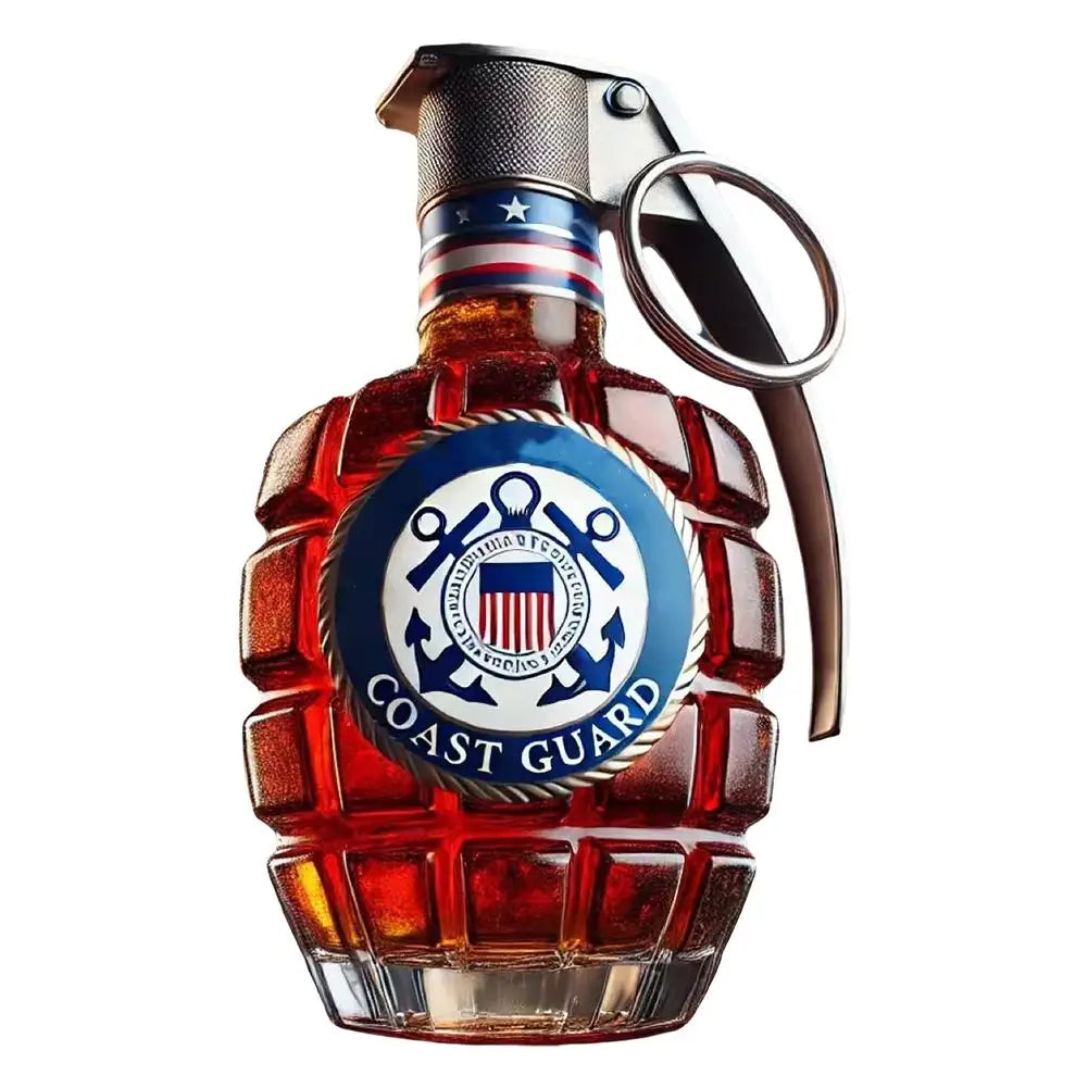 Militärische Hand-Whisky-Flasche mit Gravur, Handform, Whiskyglas für Bar, Büro, Heimdekoration, Wein-Cocktail-Flasche, Statue, Dekoration