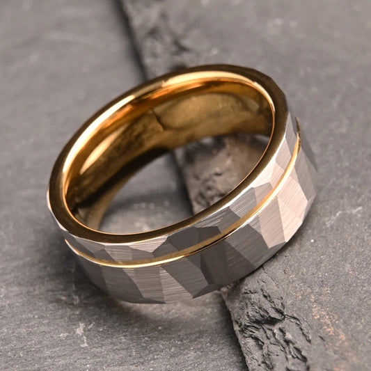 Wolframcarbid-Ring für Herren, Anillos Bague Homme, Pareja de Sundae, Modeschmuck, Eheringe, individuelle Verlobungsringe