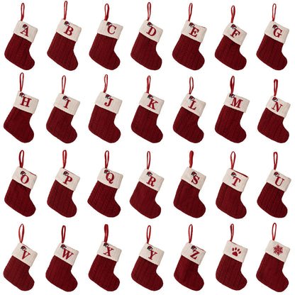 Roter Hut, Buchstabe, Weihnachtssocken, Navidad, Natal, Weihnachtsbaum, Strumpf, Ornament, Geschenk, Stricken, Schneeflocke, Weihnachtsdekoration 2024