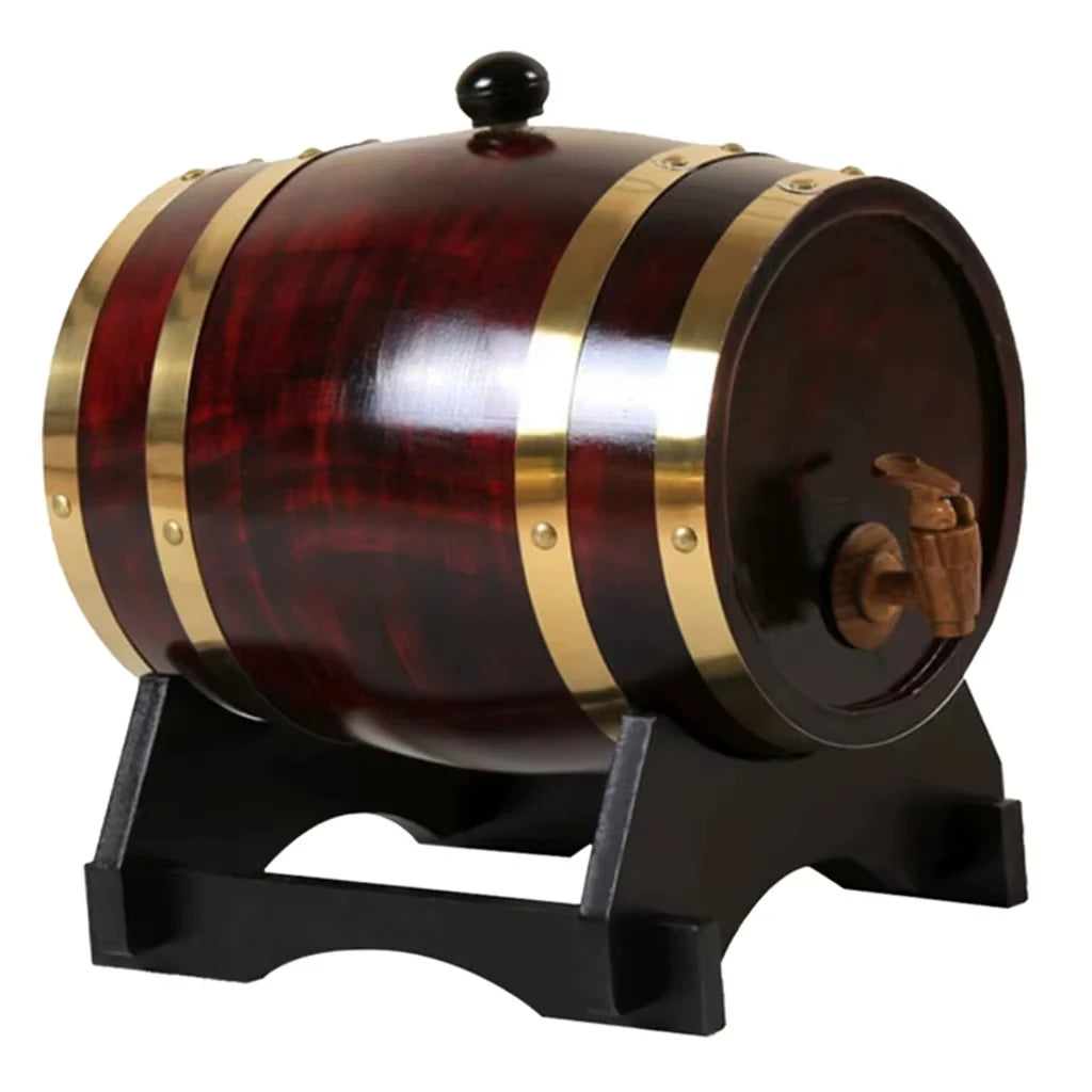 1,5 L/3L Rotwein Fass Vintage Whisky Fass Tragbare Wein Lagerung Container Wohnkultur Bar Werkzeuge Zubehör