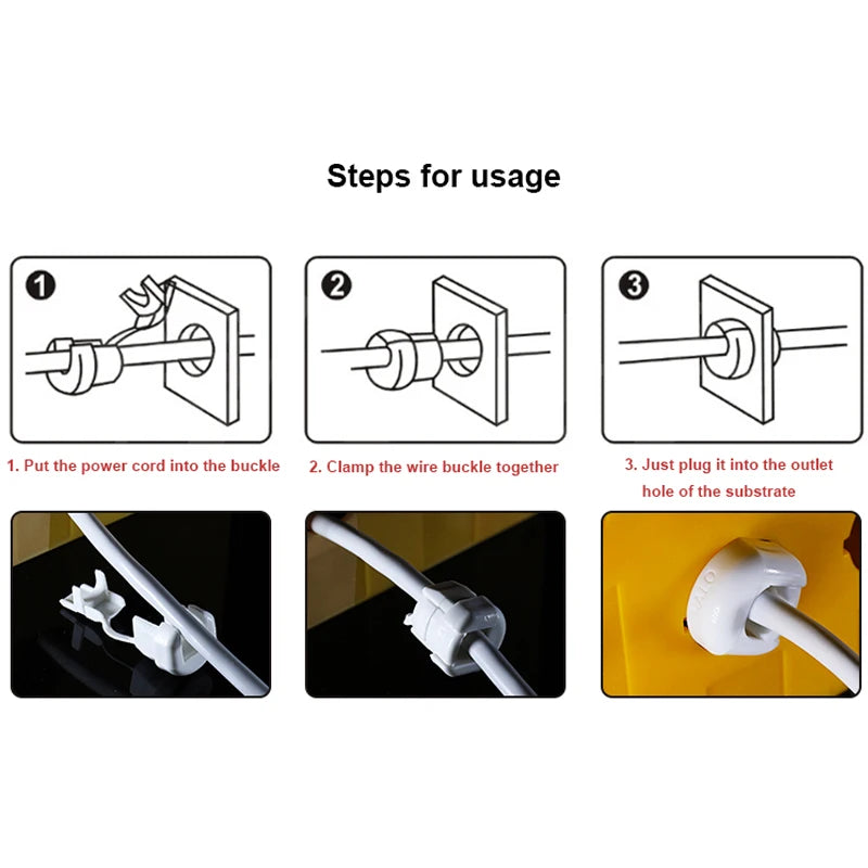 Nylon Netzkabel Schnalle Schutz Draht Hülse Chassis Draht Clip Feste Schnalle Kunststoff Karte Draht Schnalle 2P-4 6N-4 4N-4 7N-2 8P-2
