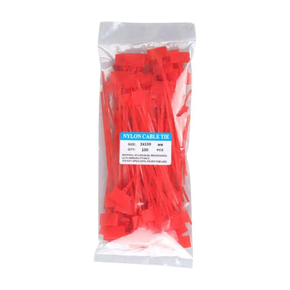 100 stücke Kunststoffs ch laufen binder Markierungen Kabel einfach markieren Nylon Kabelbinder Tag Etiketten Tag selbstsicher nde Kabelbinder