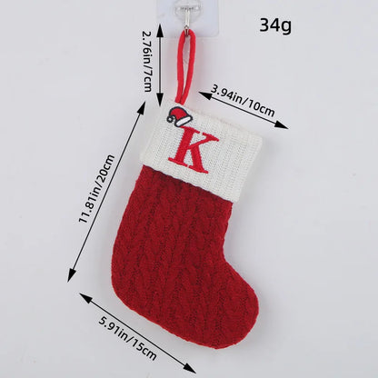 Roter Hut, Buchstabe, Weihnachtssocken, Navidad, Natal, Weihnachtsbaum, Strumpf, Ornament, Geschenk, Stricken, Schneeflocke, Weihnachtsdekoration 2024