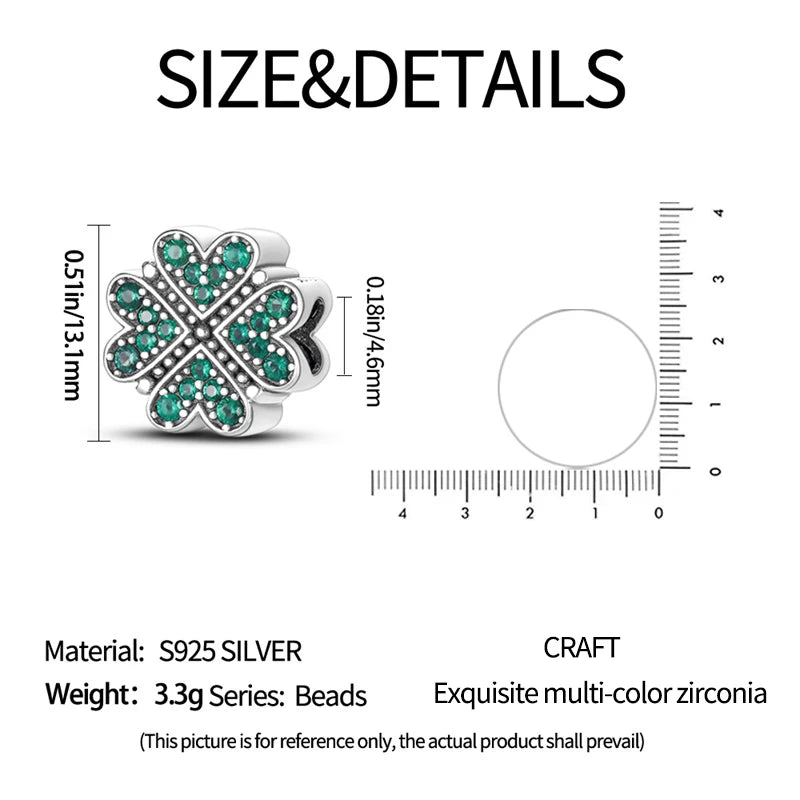 925 Sterling Silber Liebesbaum des Lebens Anhänger mit Zirkonia, passend für DIY Armband Halskette Geschenk für Sie, Colgante Plata