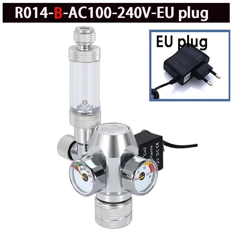 Neue DIY Aquarium CO2 Regler Elektromagnetische Ventil Blase Zähler CO2 Control System Aquarium CO2 Druckminderventil