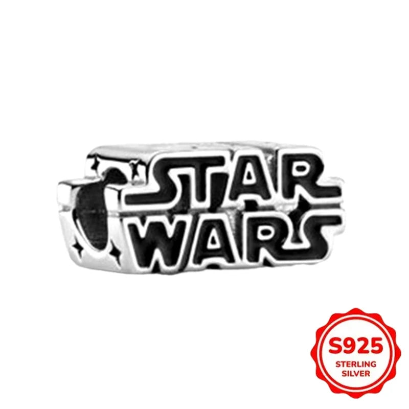 925 Sterling Silber Charms Heiße Star Wars Serie Mandalorianer Helm Anhänger Perlen Original Damen Armbänder DIY Schmuck Geschenke