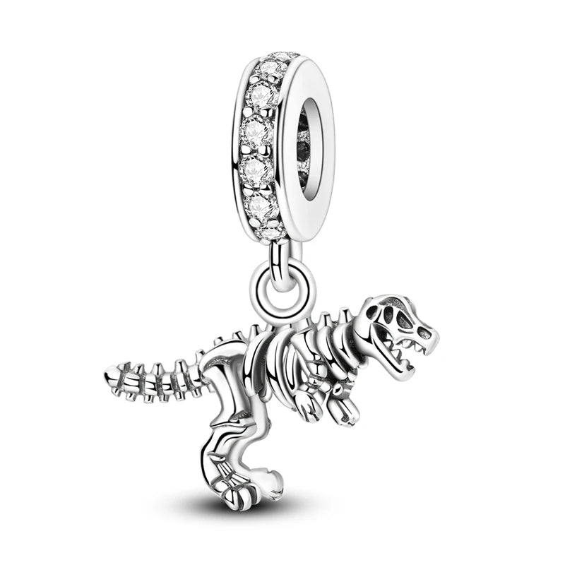 Charms aus 925er-Sterlingsilber, Flugzeug, Reisepass, Elefant, Perlenanhänger, passend für Original-Armbänder, für Frauen, Geburtstag, Modeschmuck, Geschenk