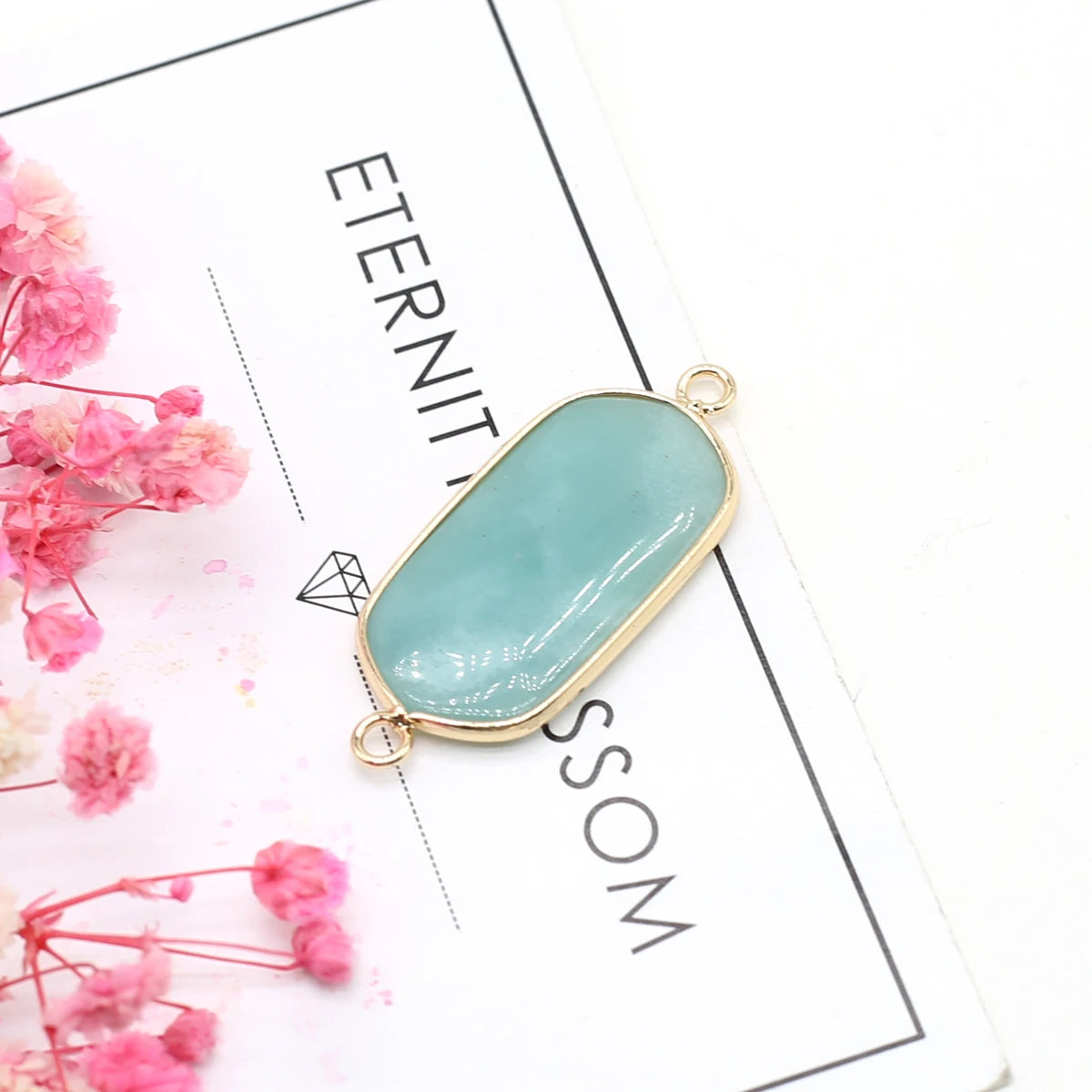 Multishape Natürliche Amazonites Anhänger Charms Natürliche Blaue Stein Stecker für Die DIY Jewerly Halskette Armband Zubehör