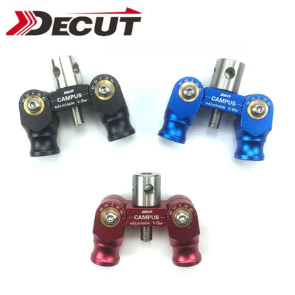 DECUT Archery V-Bar-Stabilisator-Komponenten, doppelte V-Bar, verstellbare Balance-Stange, stoßfeste Stangenverbindungs-Basis