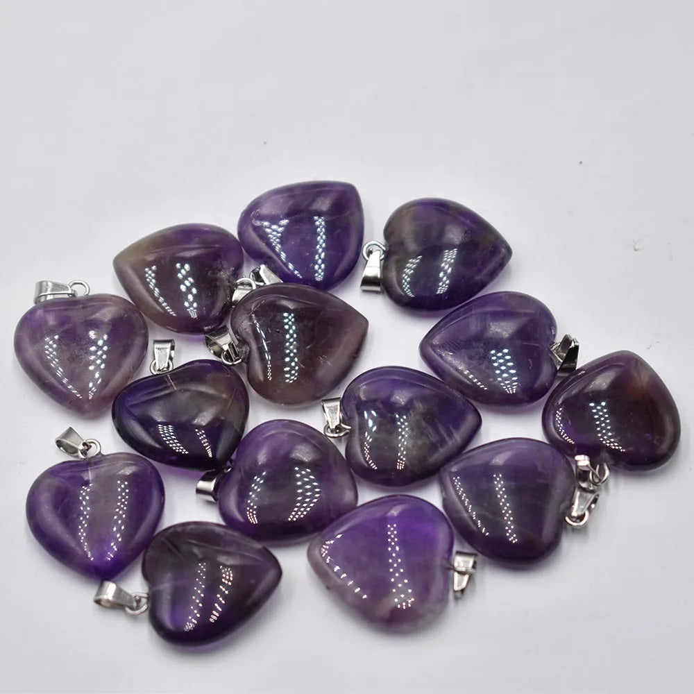 Großhandel 50 teile/los Mode 20mm herz naturstein amazonit charms anhänger für schmuck machen Kostenloser versand