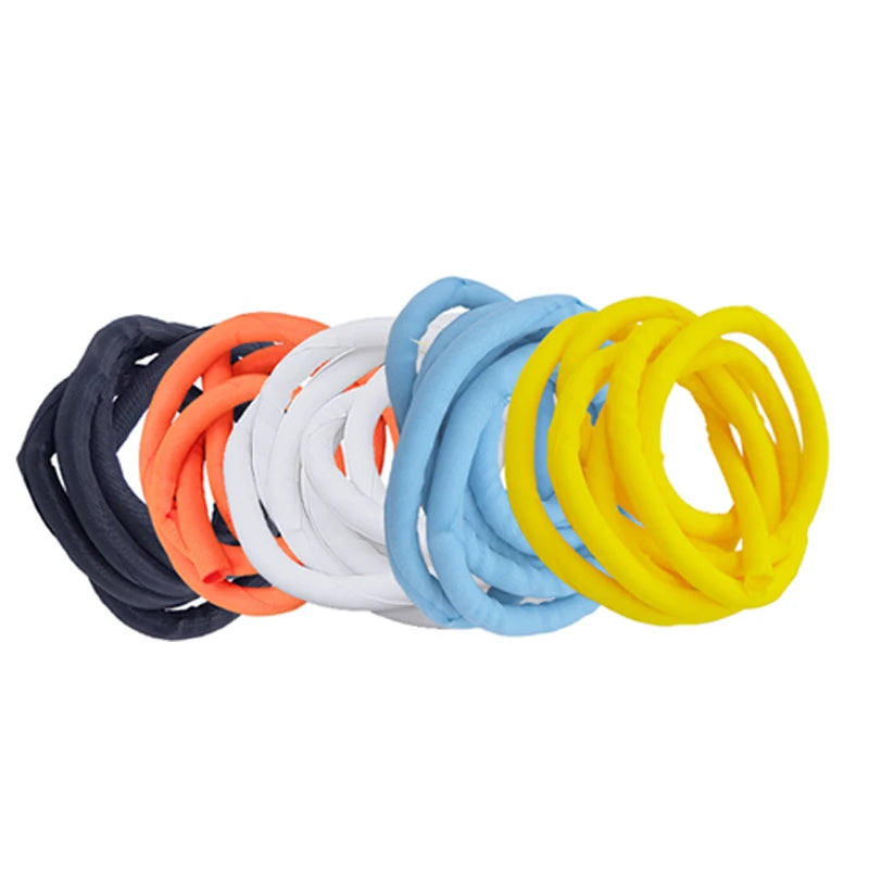 Selbstschließende, erweiterbare, geflochtene PET-Hülle, selbstgeschlossener Linien-Organizer, isolierte Wrap, orangefarbener, selbstschließender Kabelschutz
