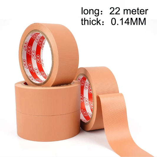 Messerfreies Klebeband aus PVC, leicht zu reißen, ohne Restkleber. Starke Viskoseverpackung, wasserdichtes Schutzband