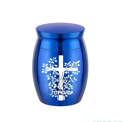 581c kreative Haustier -Einäscherung Schmuck Urne Sarg für Asche Sarg Urne Mini Jar