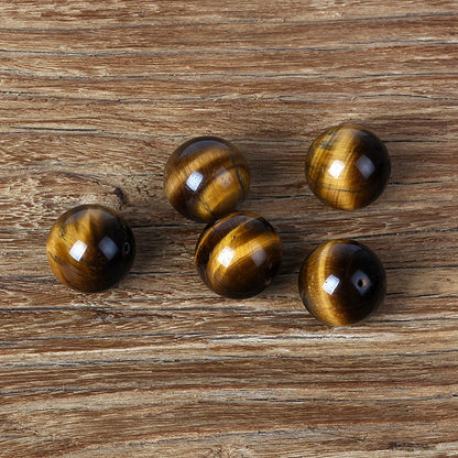 4–20 mm natürliche gelbe Tigerauge-Perlen, 5A+, rund, lose Abstandshalter für DIY-Armband, Schmuckherstellung, Zubehör, 5 Stück