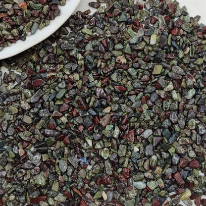 3–12 mm natürliche Drachen-Blutstein-Chips, Kies, Fels, Quarzkristall, Edelstein, Aquarium, Aquarium, Heimdekoration, Natursteine