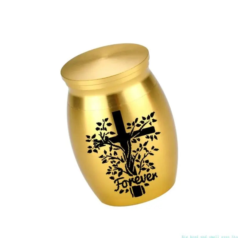 581c kreative Haustier -Einäscherung Schmuck Urne Sarg für Asche Sarg Urne Mini Jar
