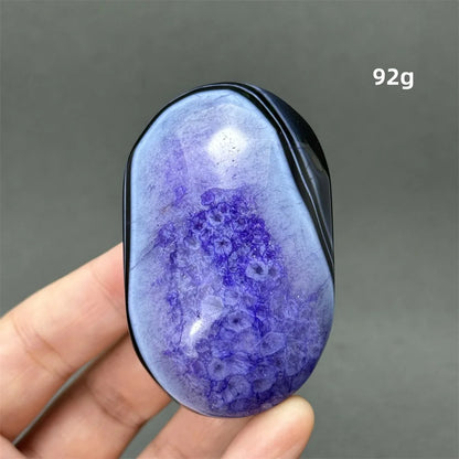 Natürlicher Edelstein Achat Kristall Palm Spielen Mineral Quarz Reiki Heilung Energie Spirituelle Meditation Home Decor Geschenk
