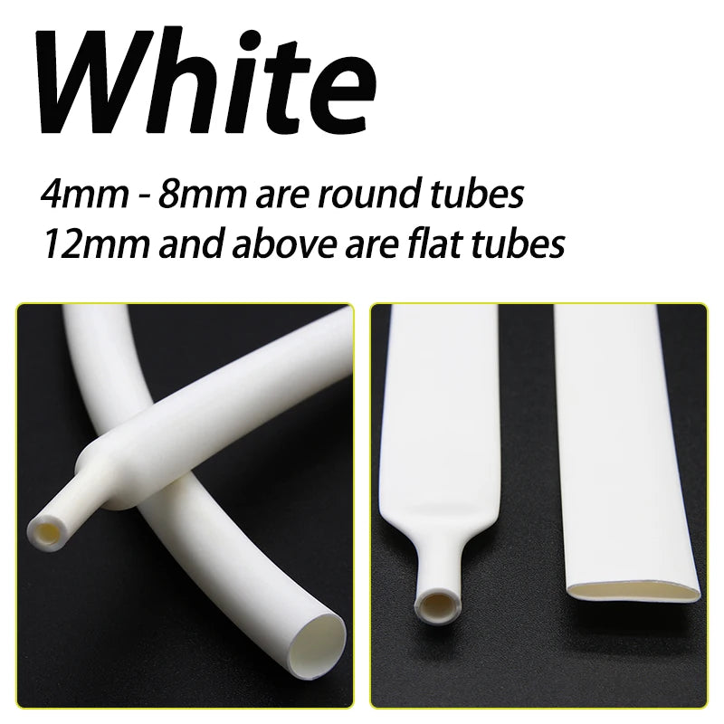 Wärmeschrumpfschlauch mit Kleber im Verhältnis 4:1, Durchmesser 4 mm – 52 mm, doppelwandige, mit Klebstoff ausgekleidete Polyolefin-Ummantelung für die Reparatur von Draht- und Kabelummantelungen