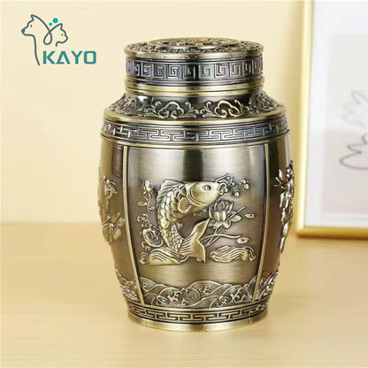 Container for ashes, coffin box, urns for human ashes, pet memorial keepsake, metal urns, urns for cremation, urns for small animals, burial