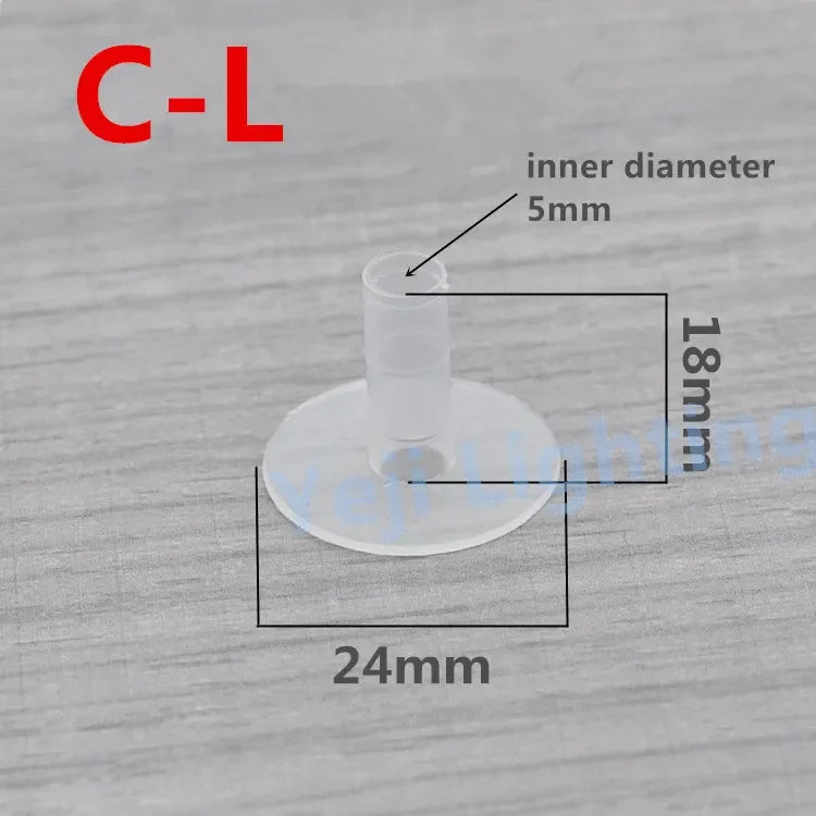 Kunststoff kabel griff Draht verschraubungen elektrische Drähte fester Clip für Kronleuchter LED-Lampe Pendel leuchte gebogene Lampen fassung Kabel klemmen