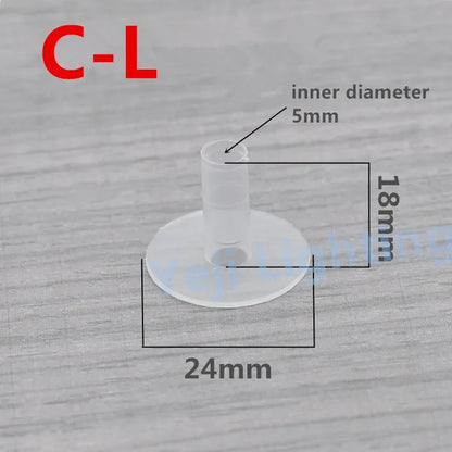 Kunststoff kabel griff Draht verschraubungen elektrische Drähte fester Clip für Kronleuchter LED-Lampe Pendel leuchte gebogene Lampen fassung Kabel klemmen