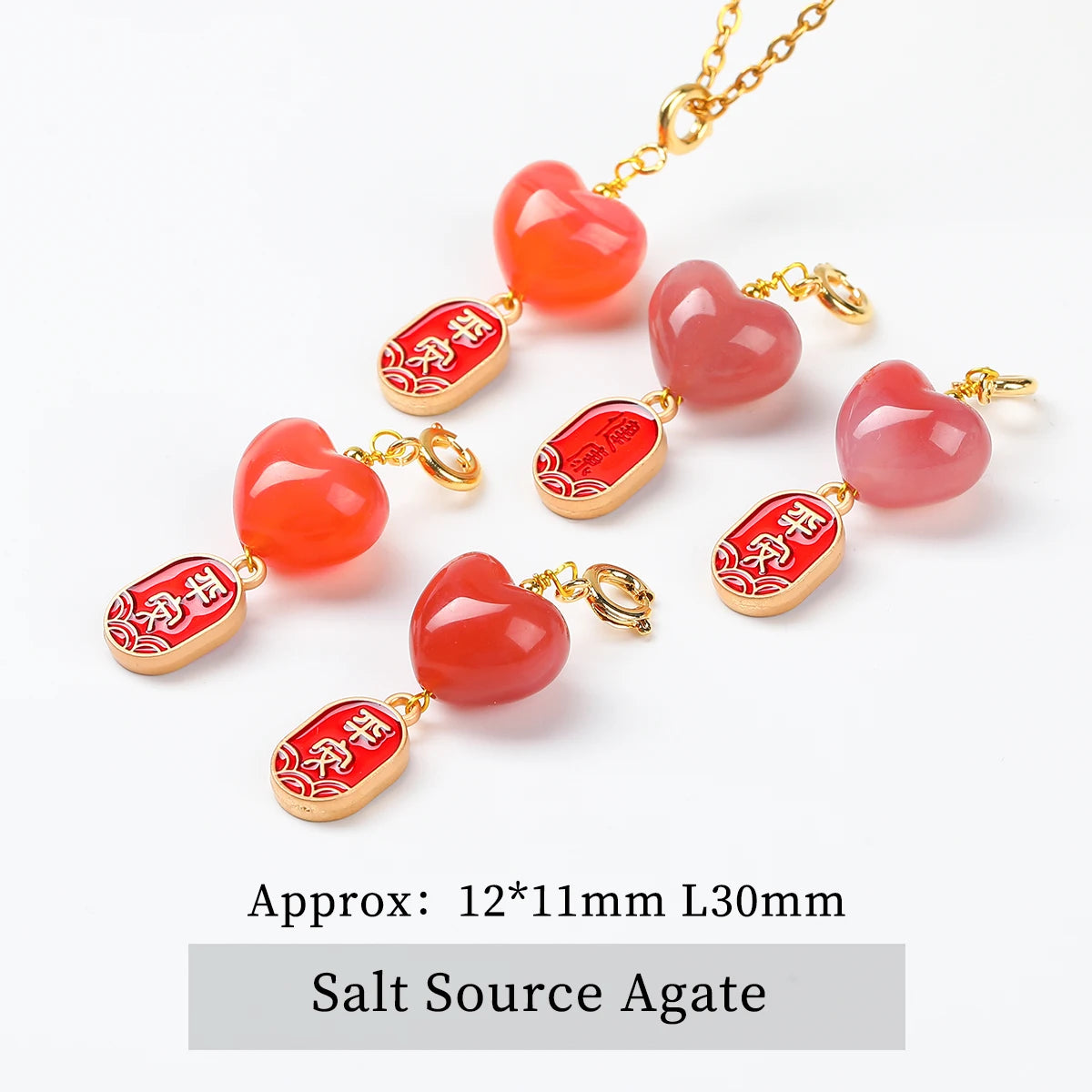 1 Stück Naturstein Salzquelle Achat geschnitzt Cartoon Katze Anhänger niedliche Charms für Schmuckherstellung DIY Armband Halskette Zubehör