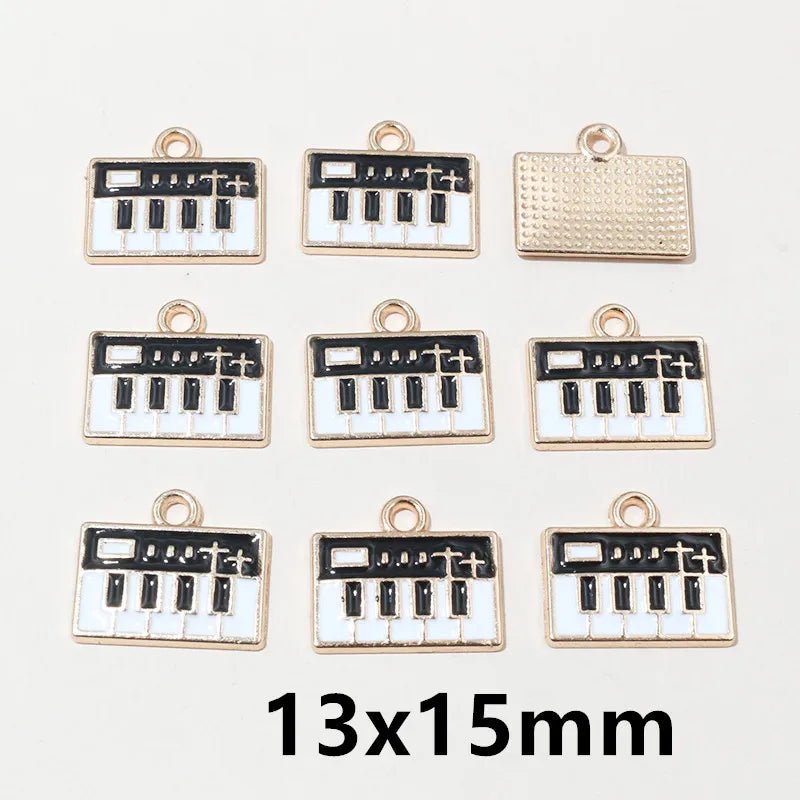 20 Stück Ozean Meeres tiere Krabben Seestern Riff Fisch Klavier Emaille Anhänger Charm Edelstahl DIY Schmuck Making Zubehör