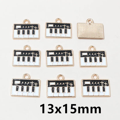 20 Stück Ozean Meeres tiere Krabben Seestern Riff Fisch Klavier Emaille Anhänger Charm Edelstahl DIY Schmuck Making Zubehör