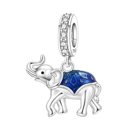 Exquisiter 925 Sterling Silber Panda Chamäleon Waschbär, Koi Welpen Tier-Anhänger Passend für DIY Armband Halskette Premium Party Geschenke