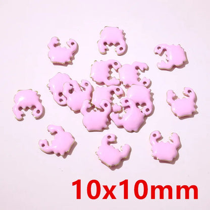 20 Stück 12x6mm Edelstahl Seepferdchen Hippocampus Emaille Anhänger Anhänger Edelstahl DIY Schmuck Herstellung Zubehör Ergebnisse