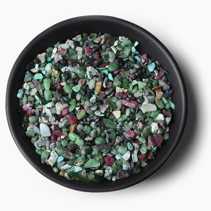 3-5MM Naturstein Kies Quarz Achat Jaspis Chips Mineralien Reiki Heilung Trommelstein Probe Stein Hause Aquarium Dekoration
